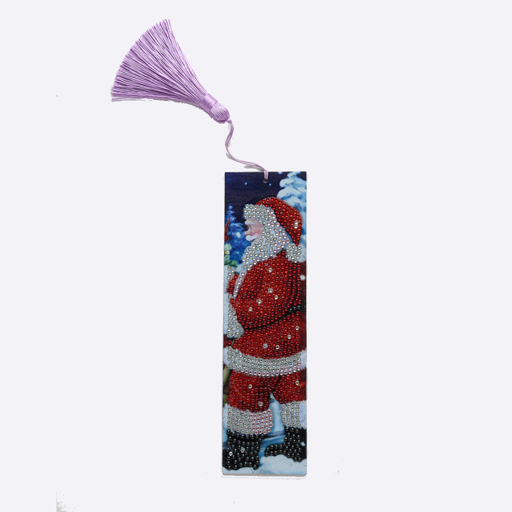 Santa Claus - Diamond Painting Bookmark