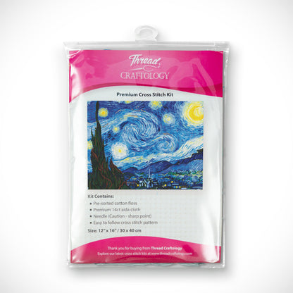 Starry Night Kit - Cross Stitch