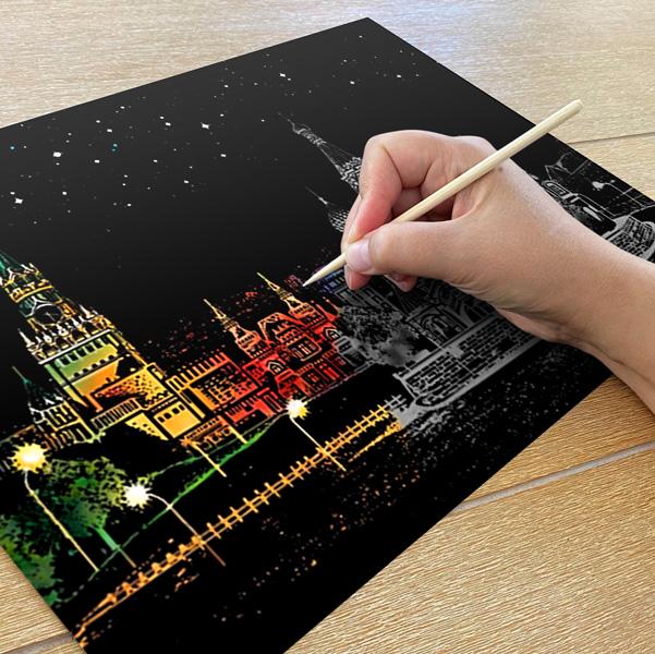 Moscow, Russia - Scratch Painting Kit