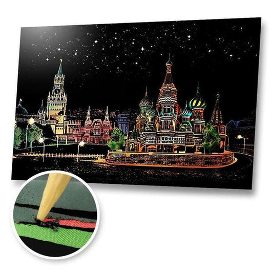 Moscow, Russia - Scratch Painting Kit