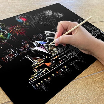 Sydney, Australia - Scratch Painting Kit