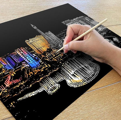 Las Vegas, USA - Scratch Painting Kit