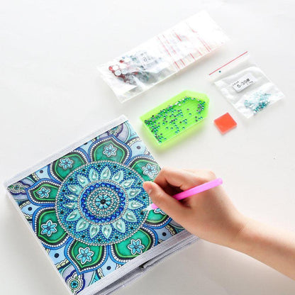 Green Mandala - Diamond Painting Storage Kit