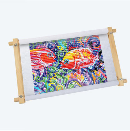 Colorful Fish Kit - Cross Stitch