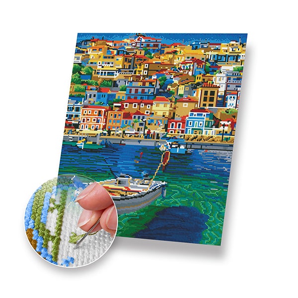 Boat on the Water Kit - Cross Stitch