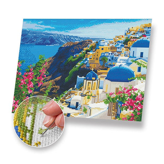 Greek Islands Kit - Cross Stitch