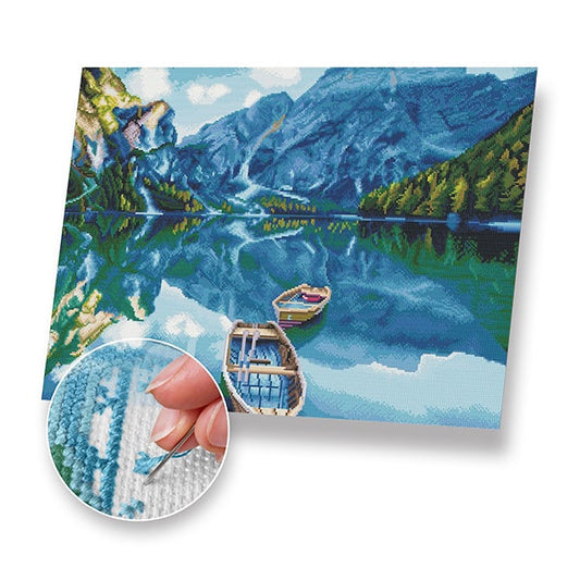 Mountain Lake Kit - Cross Stitch