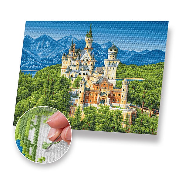 Romantic Castle Kit - Cross Stitch