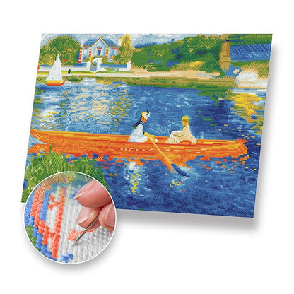 Rowing on the River Kit - Cross Stitch