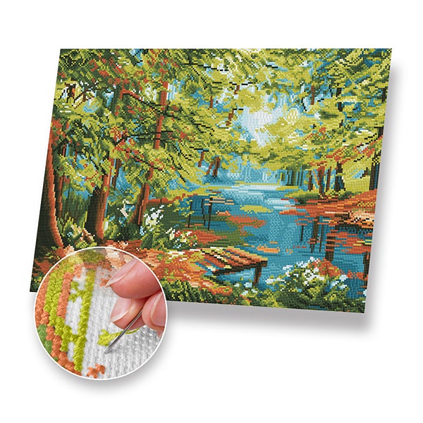 Springtime Forest Kit - Cross Stitch