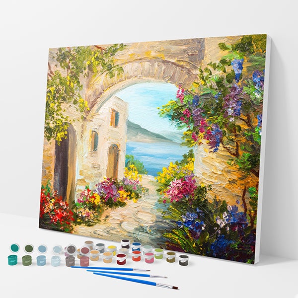 Flowers by the Sea Kit - Paint By Numbers