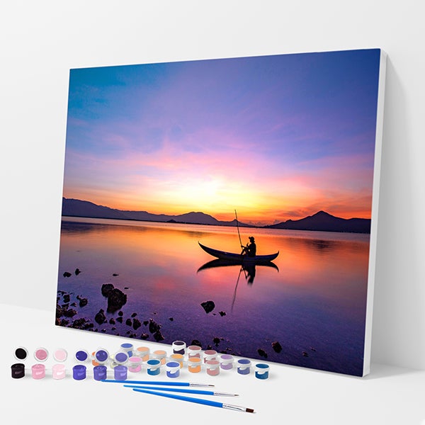 Fishing at Sunset Kit - Paint By Numbers