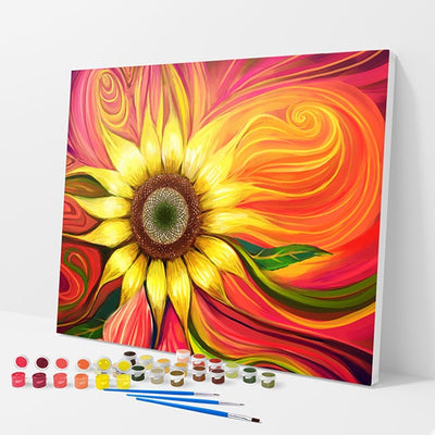 Colorful Sunflower Kit - Paint By Numbers