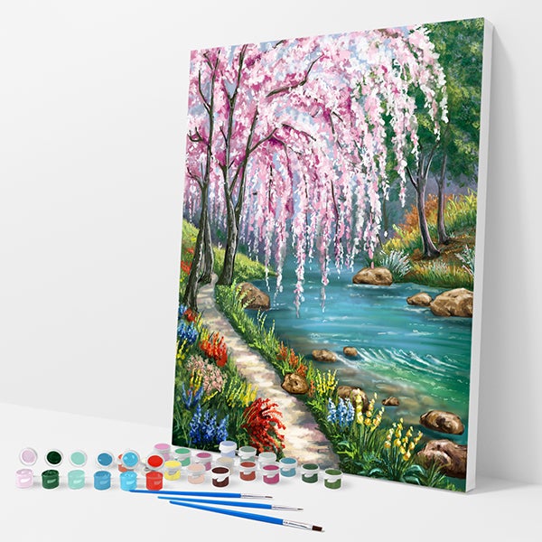 Japanese Forest Kit - Paint By Numbers