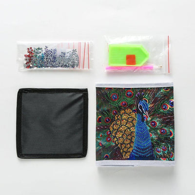 Peacock - Diamond Painting Storage Kit
