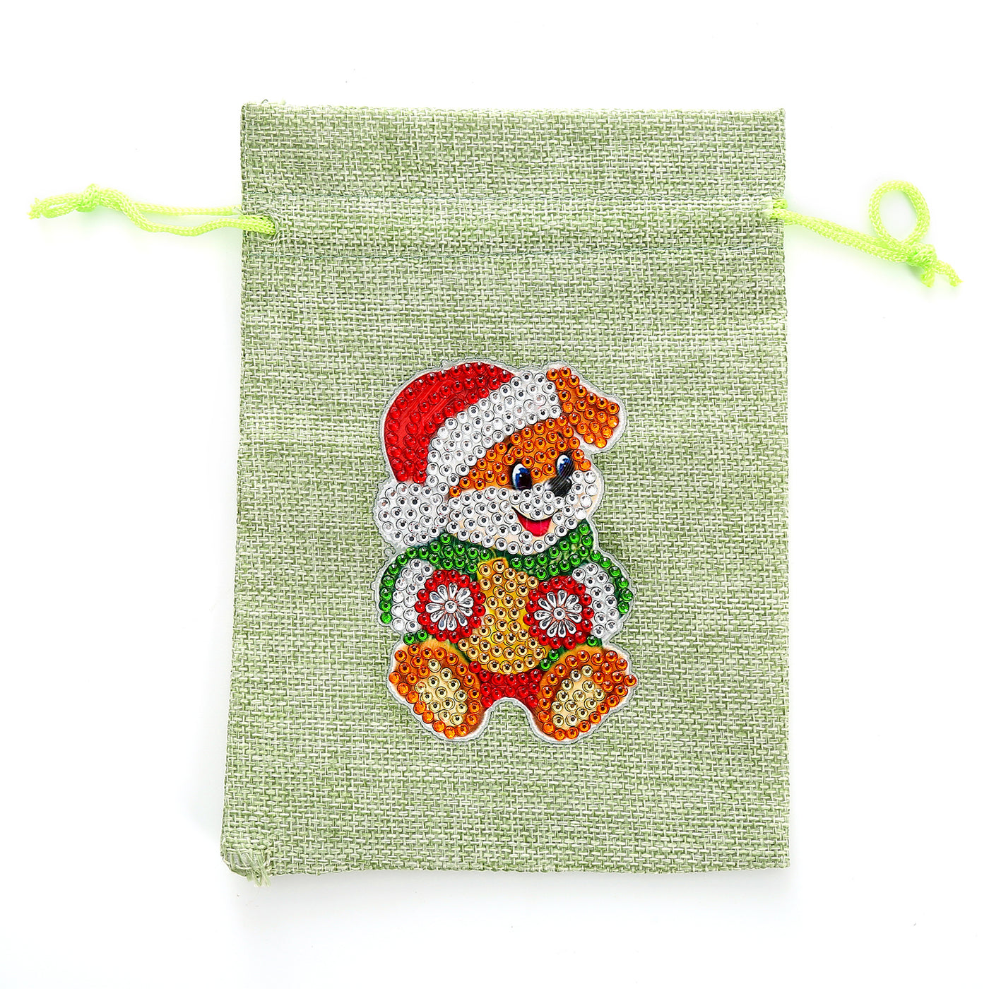 Teddy Bear - Small Christmas Bag