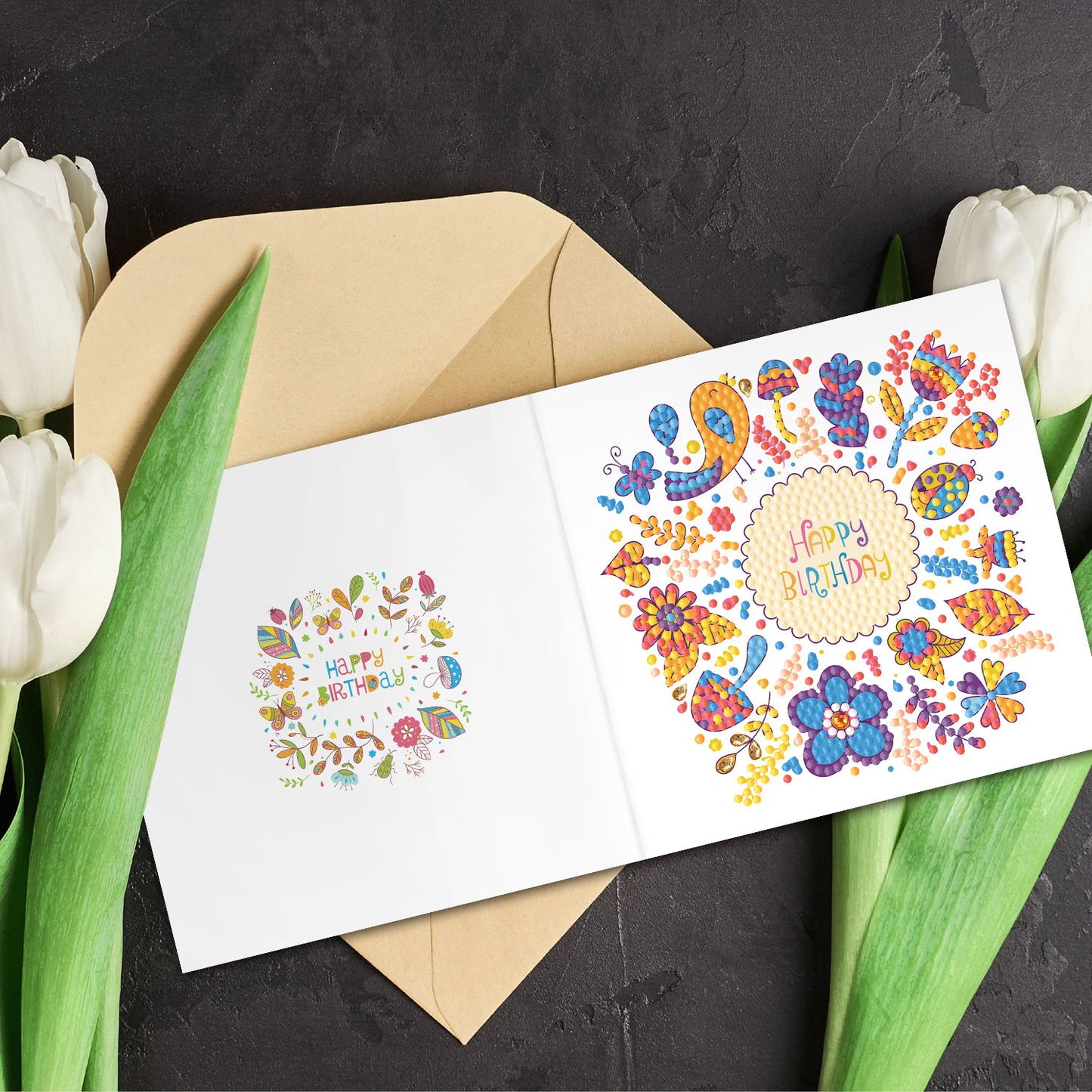 Set of 12 Greeting Cards Set D