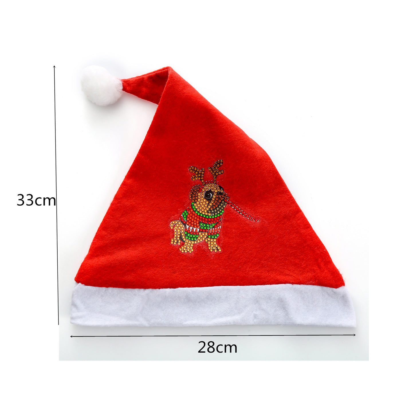 Festive Pug - Christmas Hat