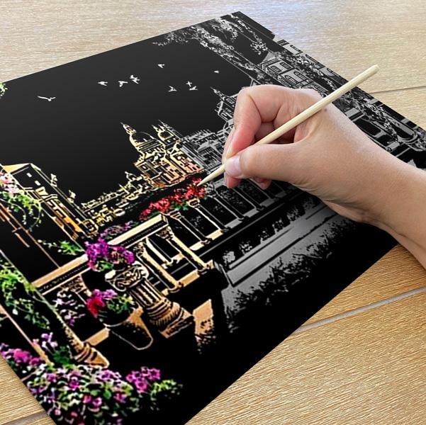 Venice, Italy - Scratch Painting Kit