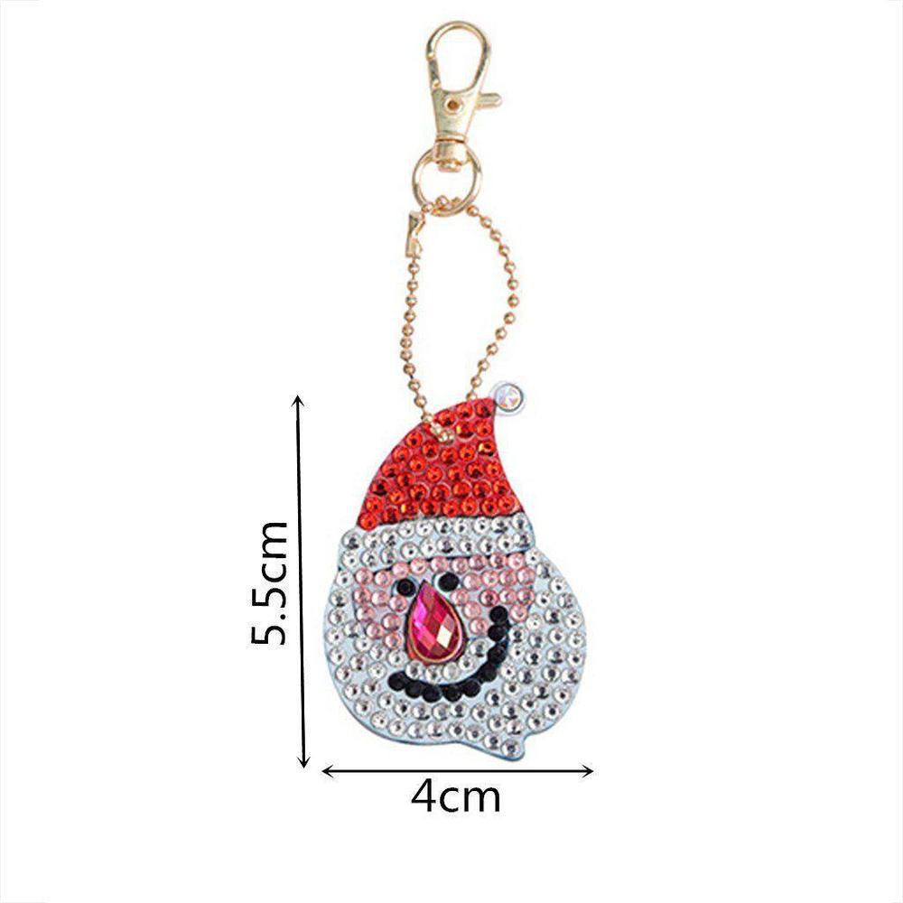 Merry Christmas - Diamond Painting Keychain