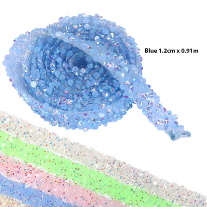 Pastel Rhinestone Adhesive Tape