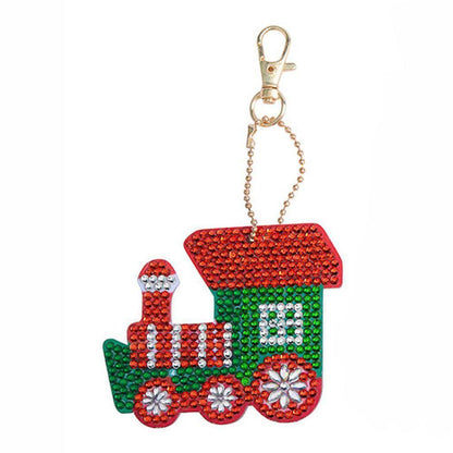 Train - Diamond Painting Keychain