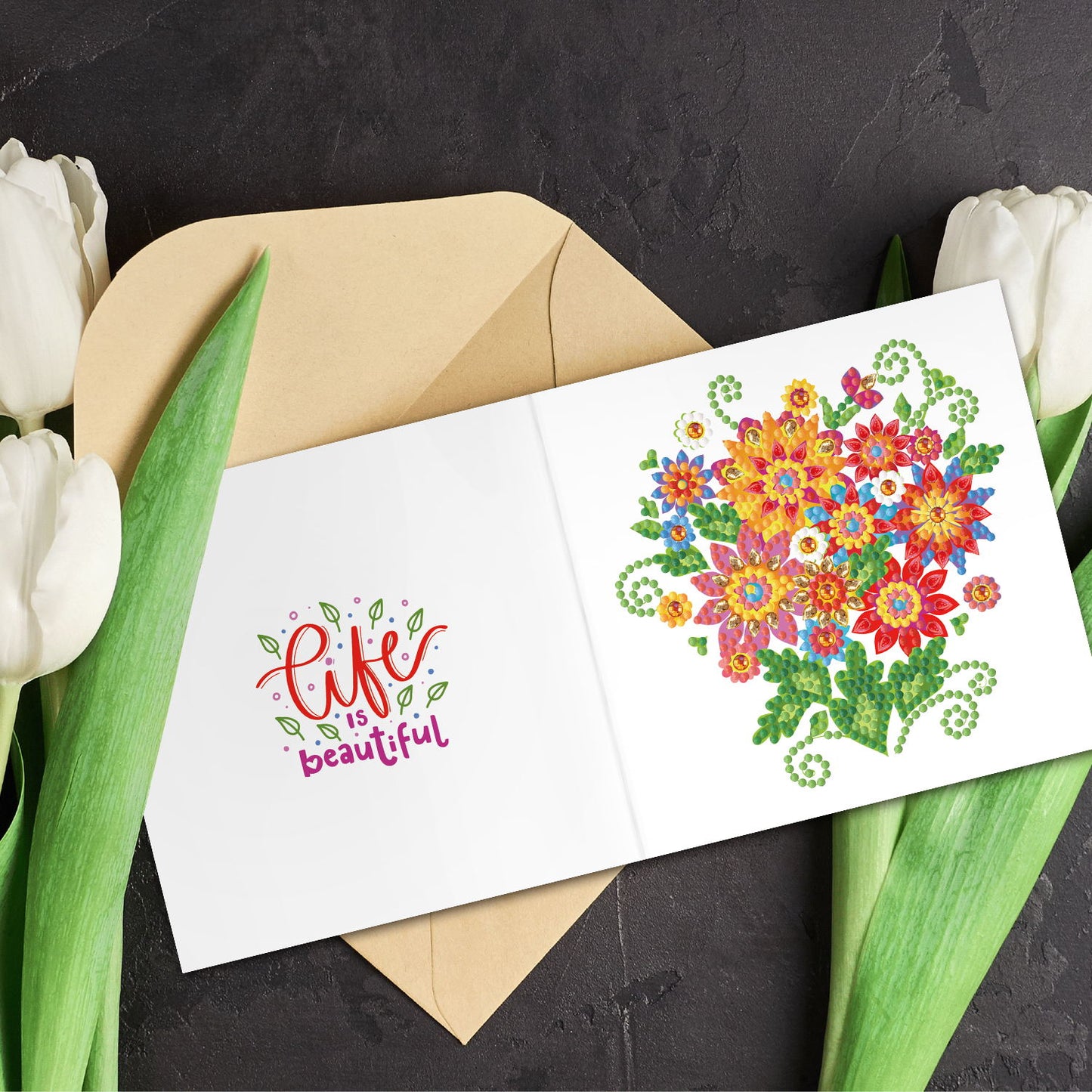 Set of 12 Greeting Cards Set D