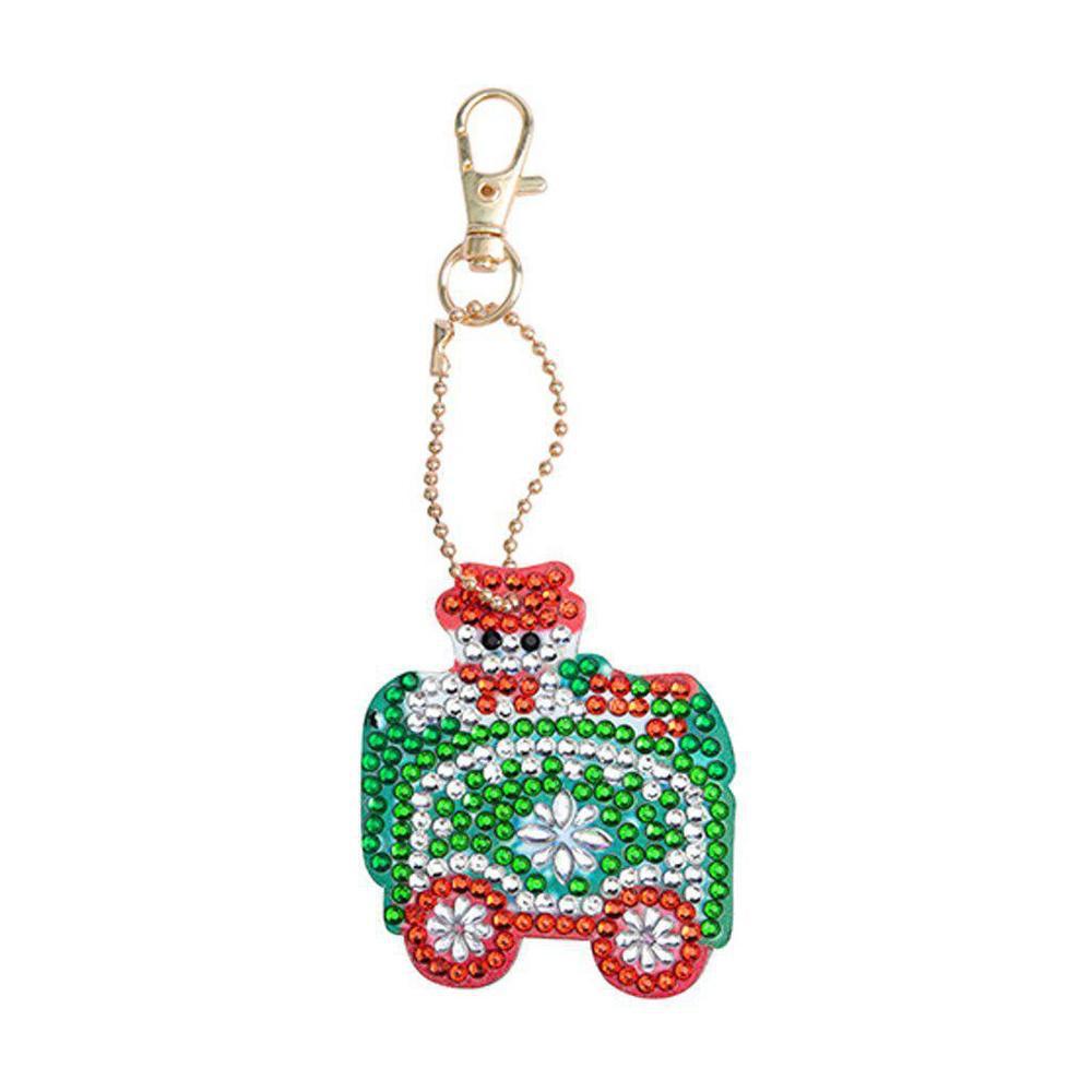 Train - Diamond Painting Keychain