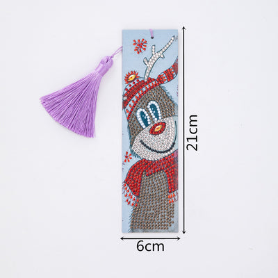 Reindeer - Diamond Painting Bookmark
