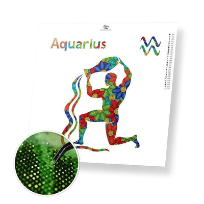 Aquarius - Diamond Painting Kit - Home Craftology