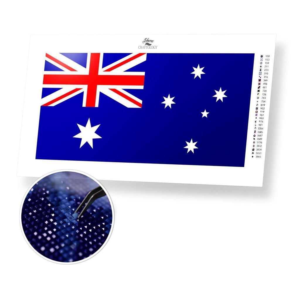 Australia Flag - Diamond Painting Kit - Home Craftology