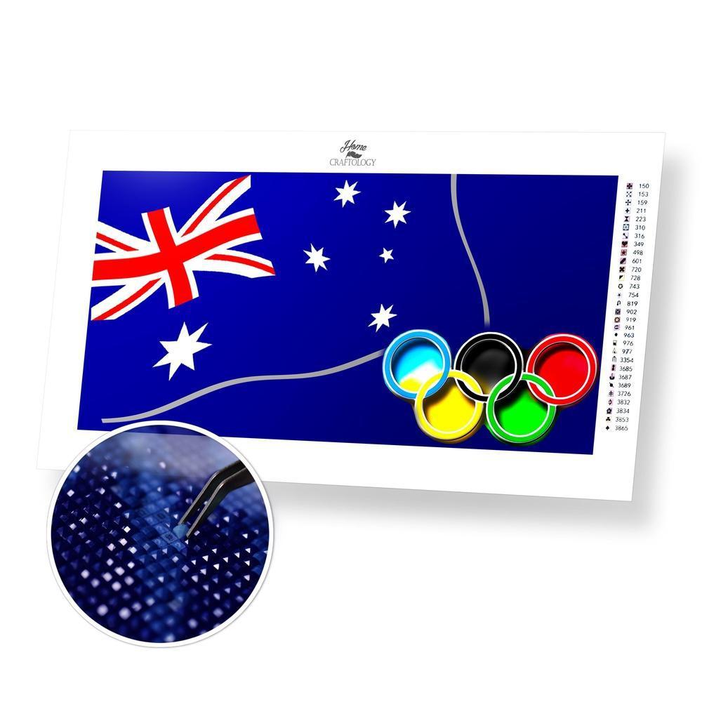 Australia Olympics - Premium Diamond Painting Kit