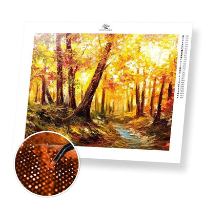 Autumn Forest - Premium Diamond Painting Kit