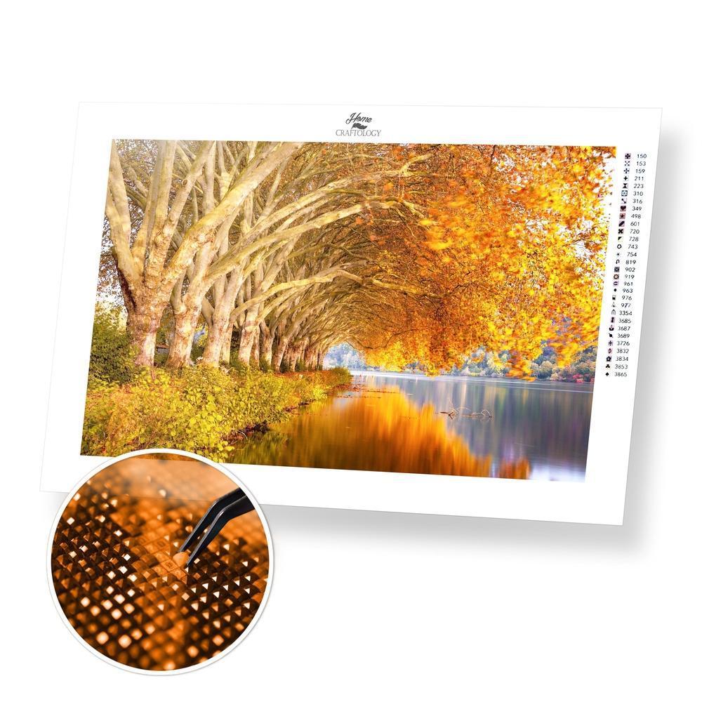 Autumn Trees - Premium Diamond Painting Kit