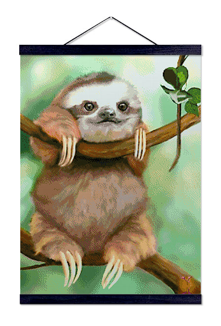 Baby Sloth - Premium Diamond Painting Kit