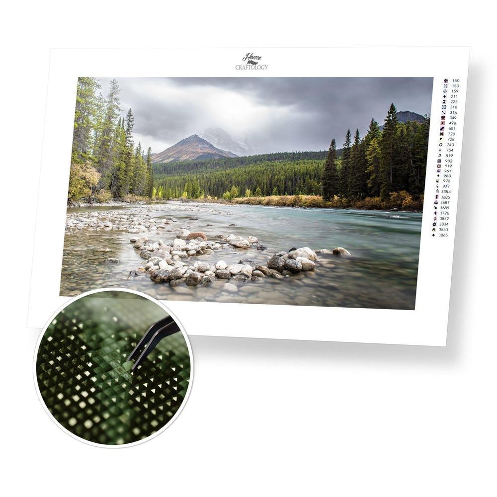 Banff River - Diamond Painting Kit - Home Craftology