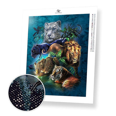 Big Cats - Diamond Painting Kit - Home Craftology