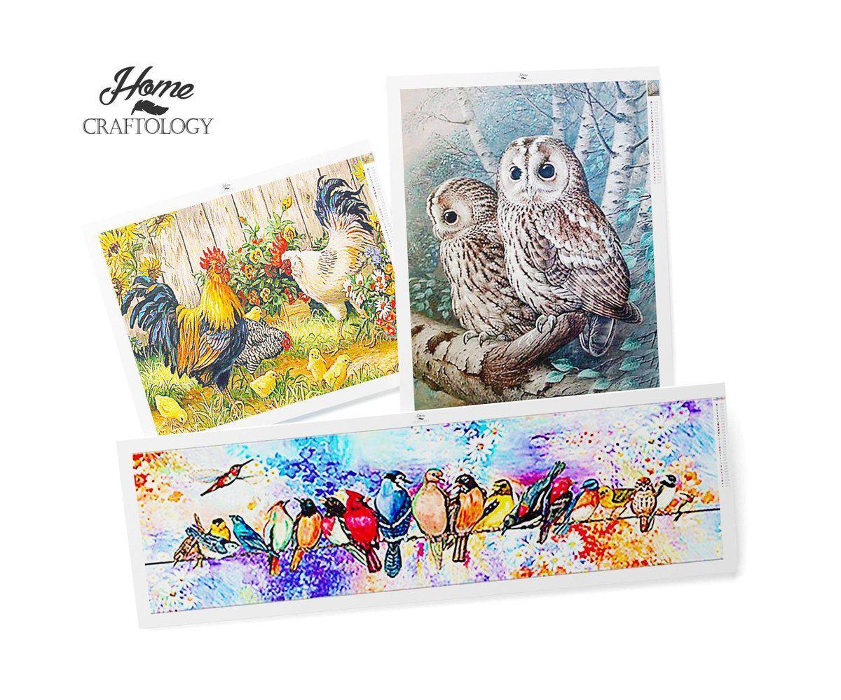 Birds Bundle - Premium Diamond Painting Kit