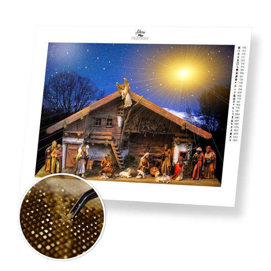 Birth of Jesus - Diamond Painting Kit - Home Craftology