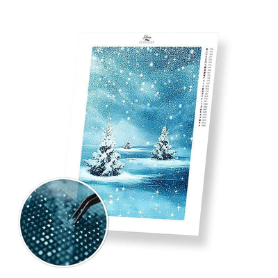 Blue Christmas - Diamond Painting Kit - Home Craftology