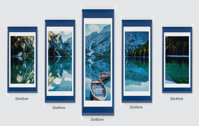 Lago Di Braies Panel - Diamond Painting Panels