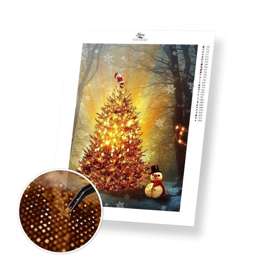 Bright Christmas Tree - Diamond Painting Kit - Home Craftology