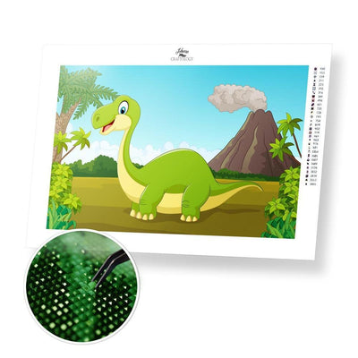 Brontosaurus - Diamond Painting Kit - Home Craftology