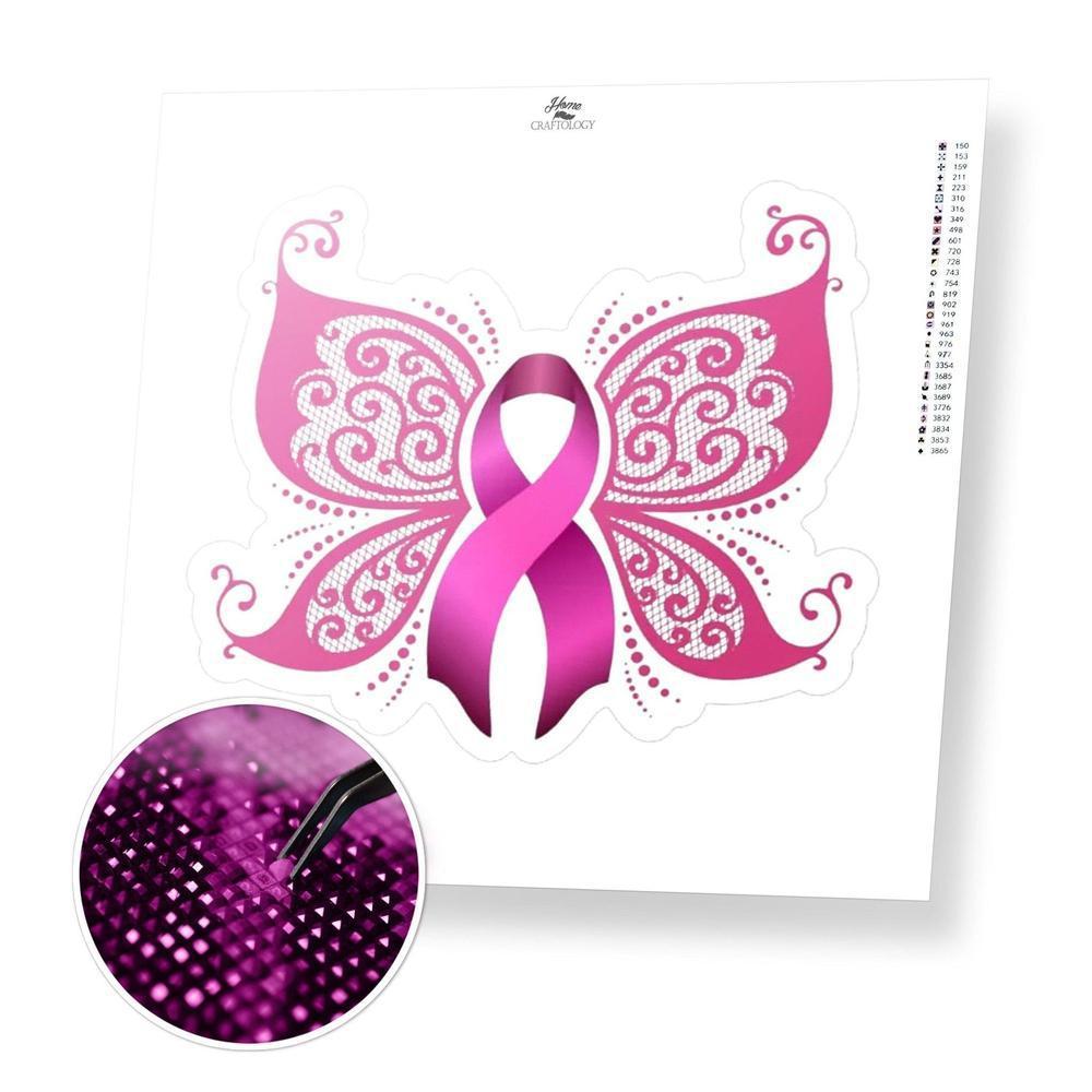 Cancer Awareness - Diamond Painting Kit - Home Craftology