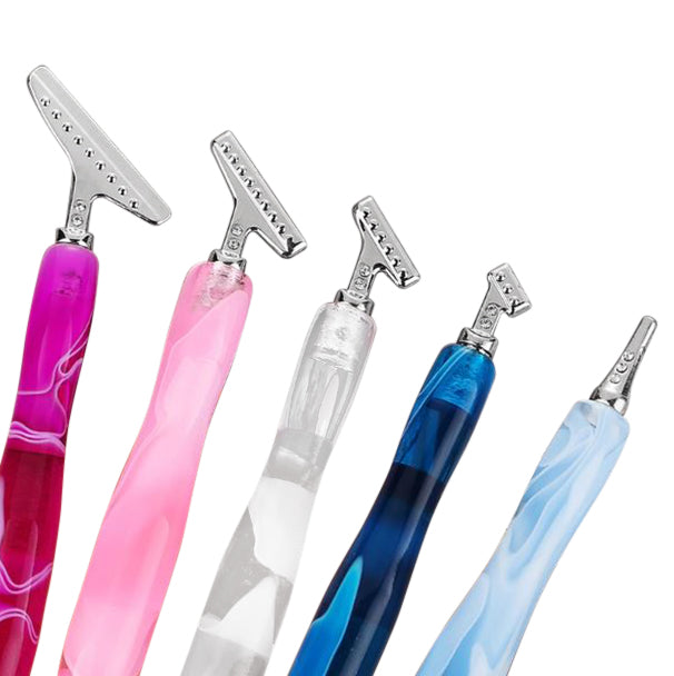 Ergonomic Diamond Painting Pen with 6 Replaceable Tips and Case MELSPEN
