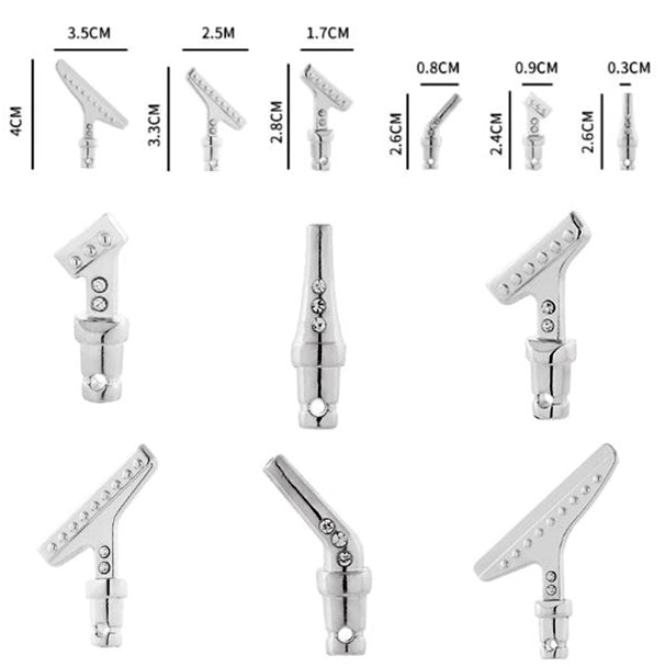 Ergonomic Diamond Painting Multi Tool with 6 Replaceable Tips and Case MELSPEN