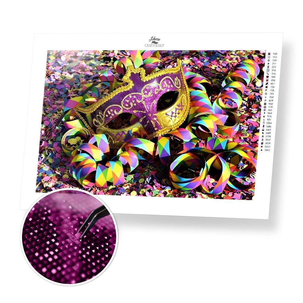 Carnival Mask - Diamond Painting Kit - Home Craftology