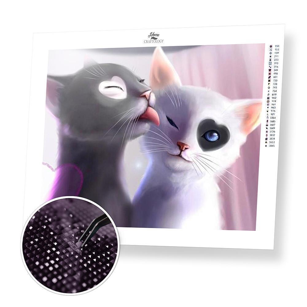 Cats in Love - Diamond Painting Kit - Home Craftology