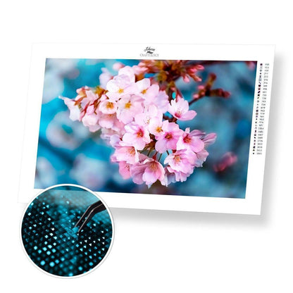 Cherry Blossoms - Diamond Painting Kit - Home Craftology