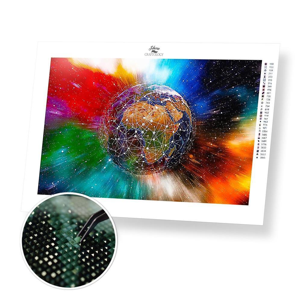 Colorful Earth- Premium Diamond Painting Kit